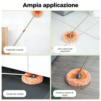 Scopa telescopica per la rimozione della polvere