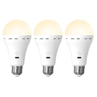 Emergency three-color bulb