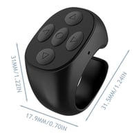 Fingertip trådlös Bluetooth-fjärrkontroll