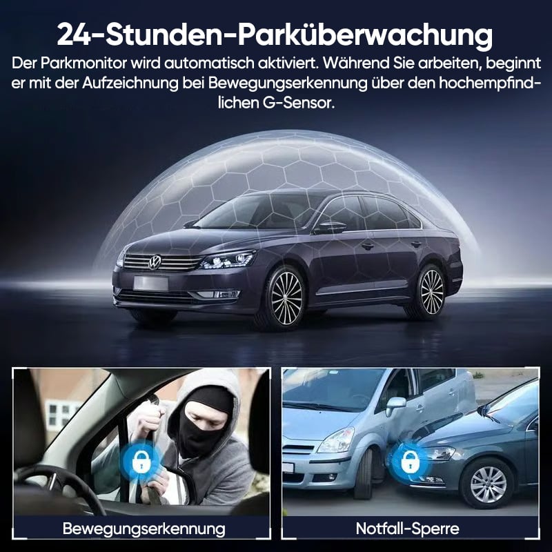 Saker Rundum Auto Dashcam System