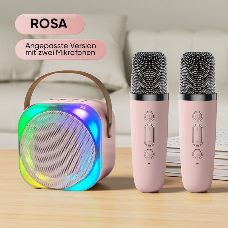 Bluetooth-Mikrofon Integrierter Mini-Karaoke-Lautsprecher