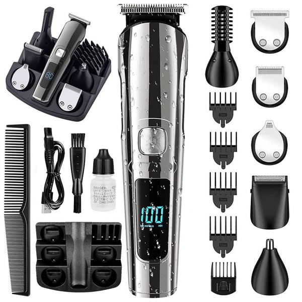 Sakerplus Men’s Waterproof Grooming Kit Clippers