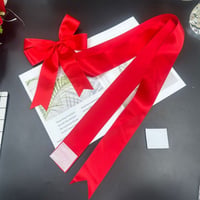 Christmas Door Hanging Ribbon