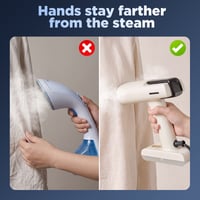 Kexon™ Portable Steam & Suction Garment Steamer