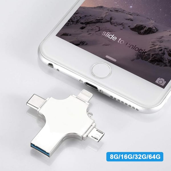 4 in 1 USB Reader And Flash Drive