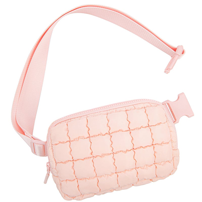 Checkered Down Crossbody Bag