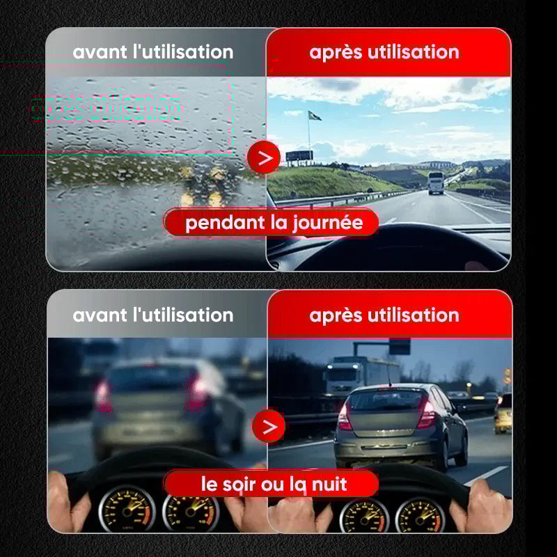 🔥Nettoyant puissant pour pare-brise et déshuileur