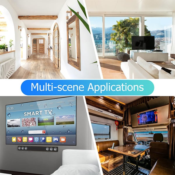 Indoor Digital HD Antena HDTV 1080P 4K Long Range