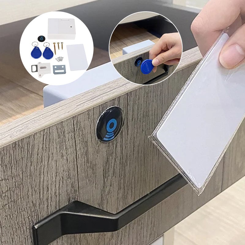 Elektronisk skaplås DIY for treskuffeskap