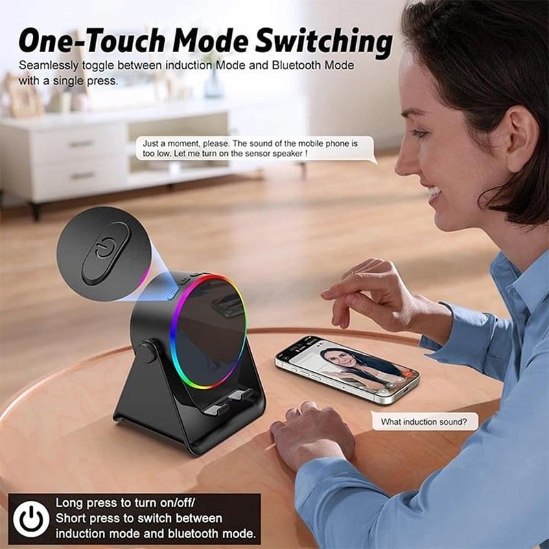 4-In-1 360° Rotating Bluetooth Speaker Stand