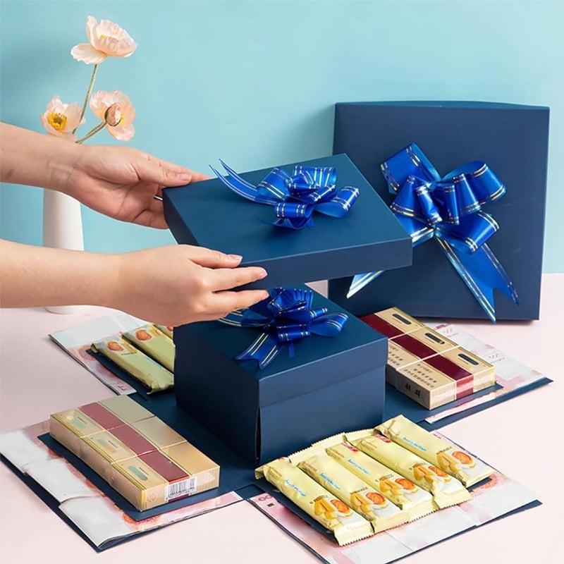 Überraschungsexplosion Geschenkverpackung Leere Box