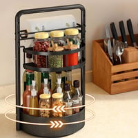 Paper Towel & Seasoning Storage Rack