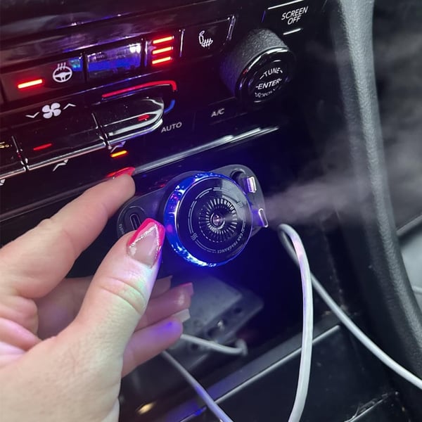 Retractable Car Charger with Starlight（Includes 3 Free Essential Oils）