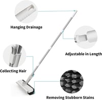 Sakerplus Heavy Duty 3 In 1 Floor Brush