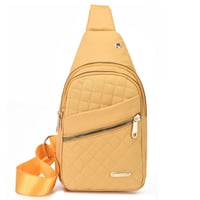 Women's Fashion Embroidered Quilted Chest Bag