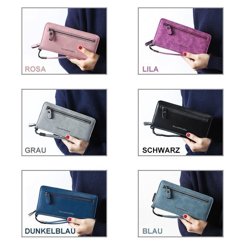 12 Kartenfächer Brieftasche mit großer Kapazität