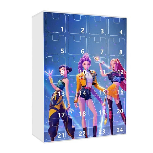 Keychain Christmas Countdown Calendar Blind Box