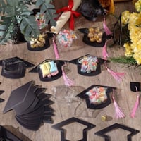 Graduation Cap Candy Card Set