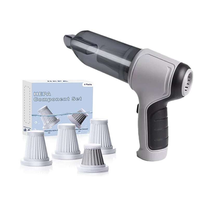 1 * Gray (Standard Set) + 1 * HEPA-Filter (4 PCS)