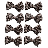 🎀 Leopard Print Bow Hair Claw