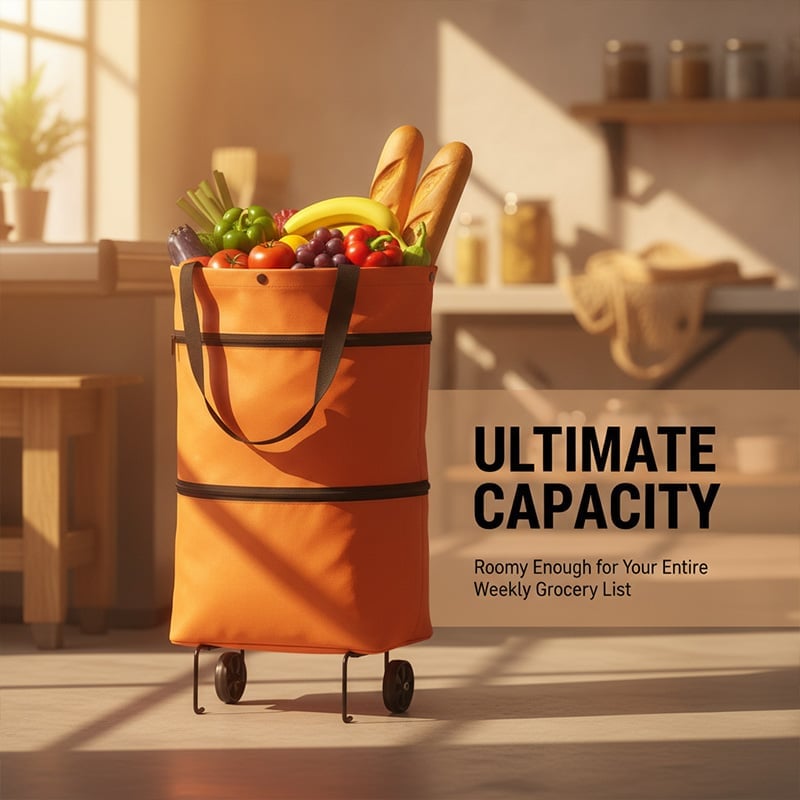 Folding Shopping Cart Bag