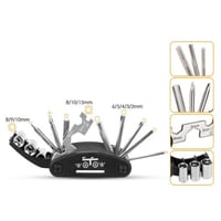 16-in-1 verchroomde EDC-multitool