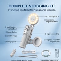 Sakerplus® Zoomable Magnetic Palm Grip Mini Selfie Stick