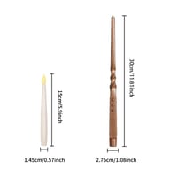 Sakerplus® Floating Flameless LED Taper Candle Set