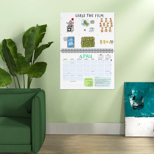 Pun quiz calendar - A4 Guess the Pun 2025