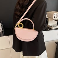 Women's Fashionable Solid Color Handbag