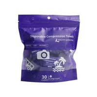 Compressed Travel Towels – Individually Wrapped Disposable Face Towels