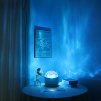 Aurora water ripple atmosphere light