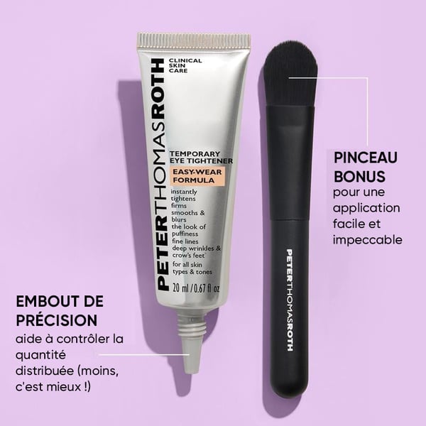 Tenseur temporaire pour les yeux