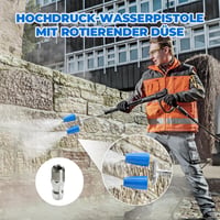 Hochdruck-Wasserpistole mit rotierender Düse