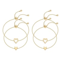 Adjustable Love Friendship Two Bracelet Pack