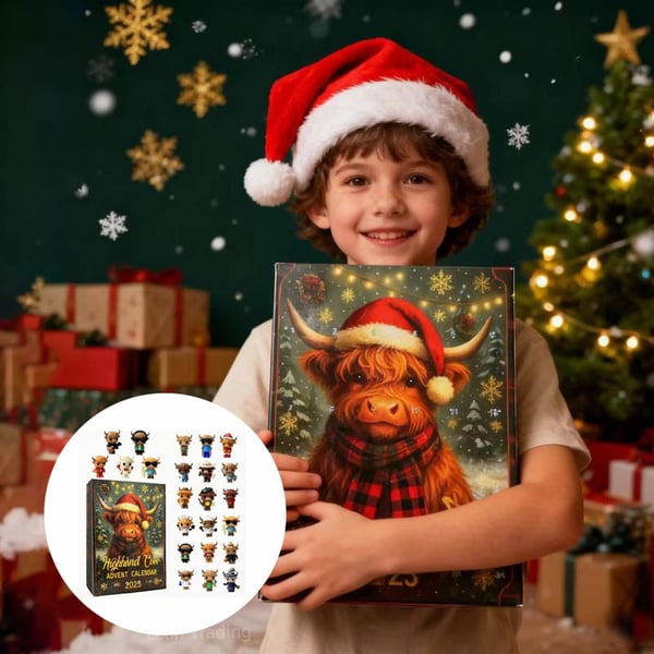 Christmas Countdown Cow Blind Box