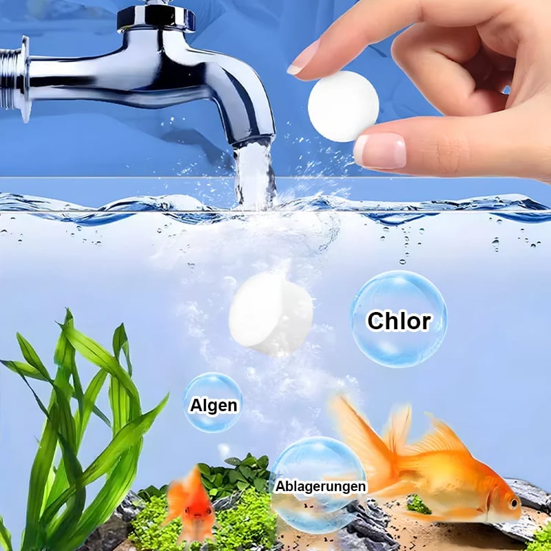 Leistungsstarke Aquarium-Wasserreinigungstablette