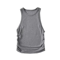 Summer Slim-Fit Ribbed Tank