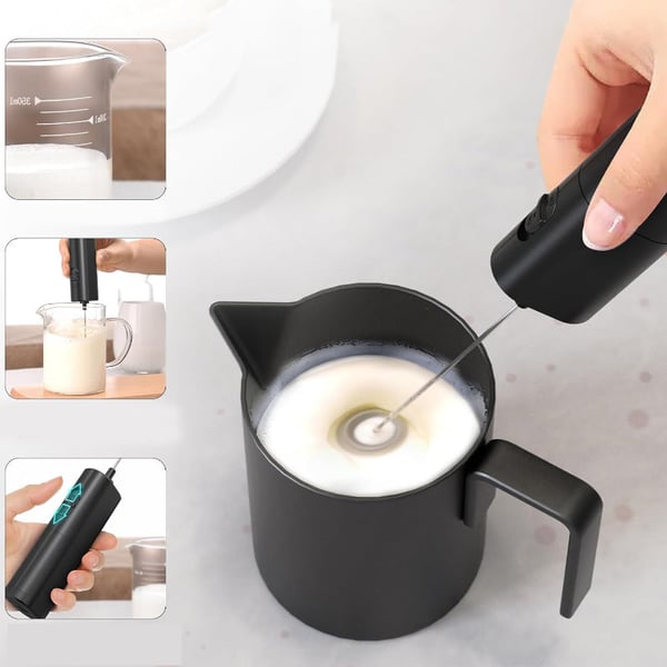 Premium Milk Frother With Stand
