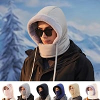 Chapeau à Oreillettes en Peluche pour Hommes et Femmes