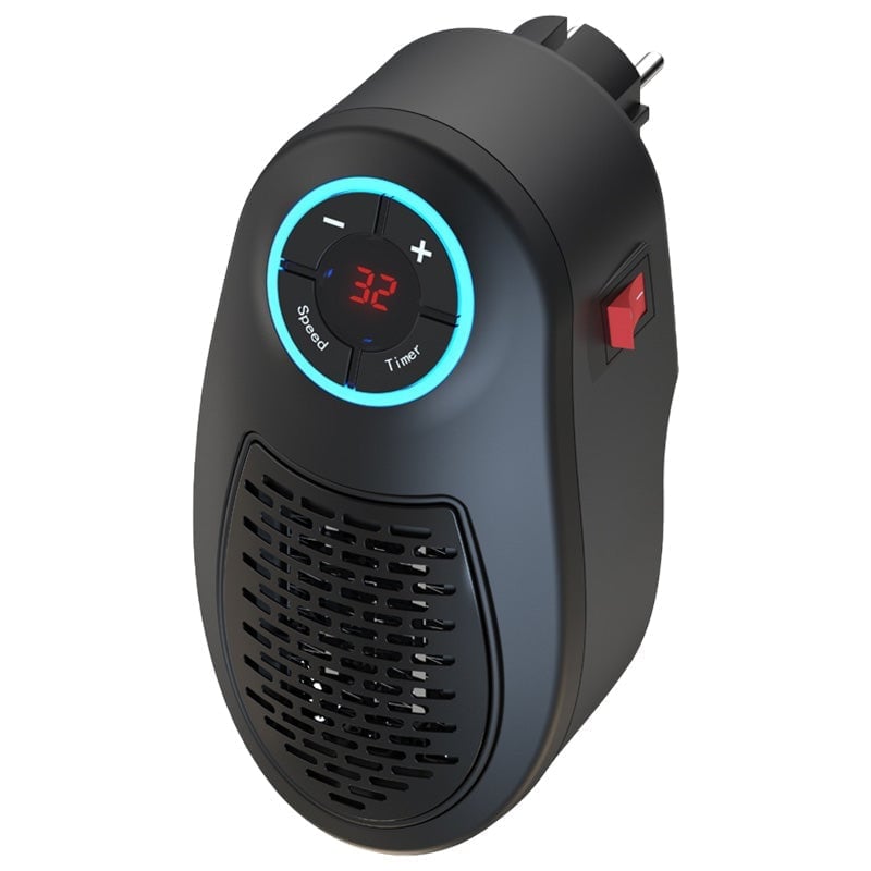 Quick-Heat Mini Wall-Mounted Electric Heater