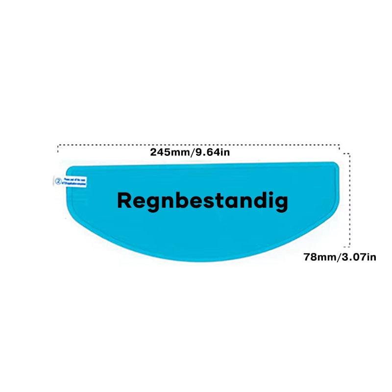 Anti-dug og regntæt visirbelægning