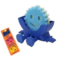 Smiley Dishwashing Sponge Holder