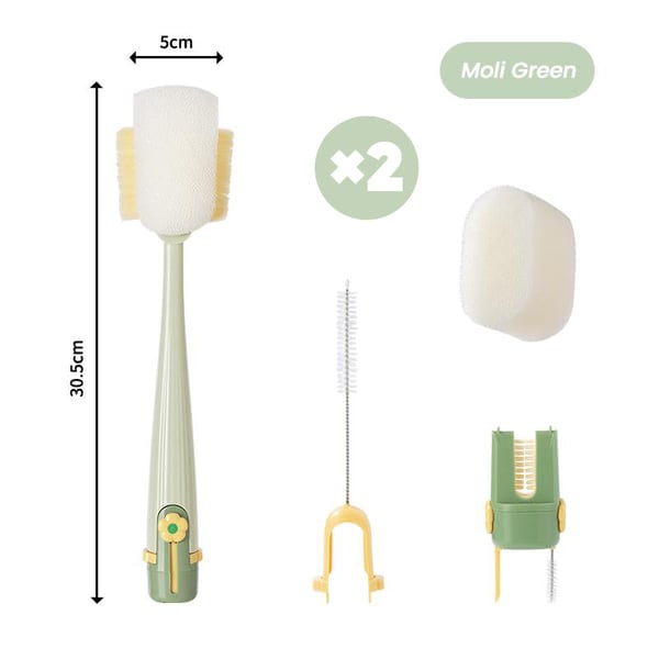 5-in-1 Bottle Cleaning Brush (Multifunctional) – For Cup Lid Cleaning & Home Kitchen Tasks