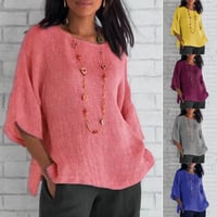 Solid Color Loose Simple T-Shirt