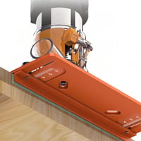 Precision Wood Router Slotting Guide Bracket