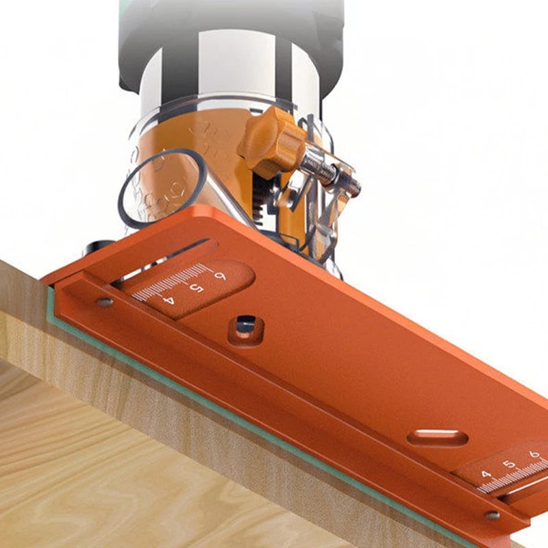 Precision Wood Router Slotting Guide Bracket