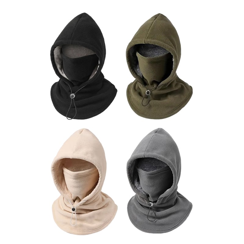 Fleece-Doppelschicht-Integrierte Mütze
