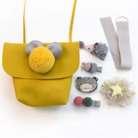 Kinder Tasche und Haarspangen Set