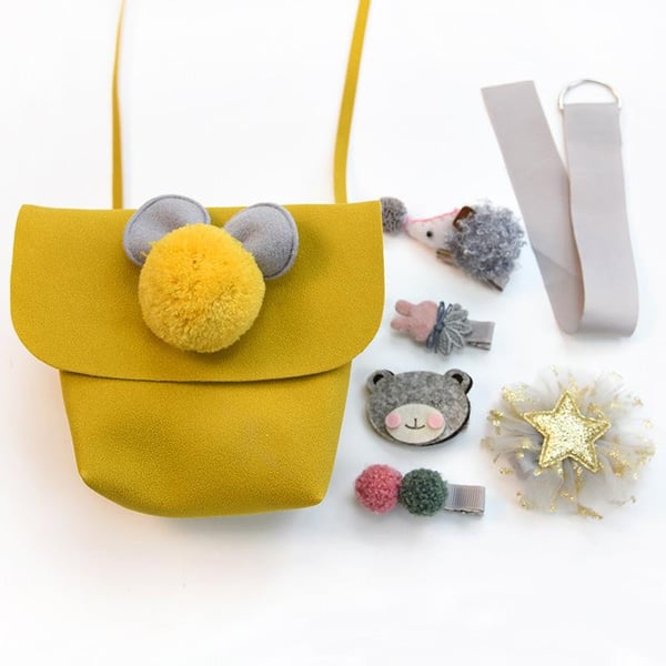 Kinder Tasche und Haarspangen Set